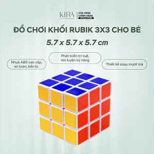 Đồ chơi khối Rubik 3x3 cho bé – Rubik xoay mượt, rèn luyện trí tuệ