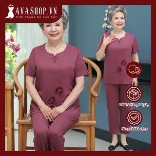 Bộ Đồ Trung Niên Đẹp Cho Bà Cho Mẹ AB55