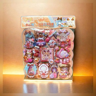 6 Miếng Sticker hình nổi 3D các nhân vật hoạt hình Disney, hình dán nổi ngộ nghĩnh đáng yêu (ss-227)