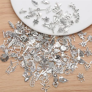 Set 25 Mặt Vòng cổ/Vòng Tay/Charm Mạ Bạc