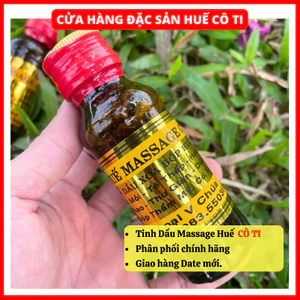 Dầu Massage, Tinh Dầu Massage Thảo Mộc Huế, Nguyên Chất Từ Thiên Nhiên Chai 60ml