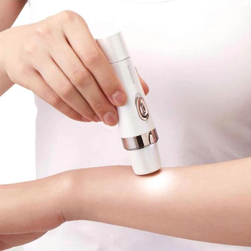 Máy Cạo Lông Cầm Tay Dành Cho Mặt Và Body Thiết Kế Nhỏ Gọn Đầu Cạo Lưới Cạo Sát Giúp Bảo Vệ Vùng Da