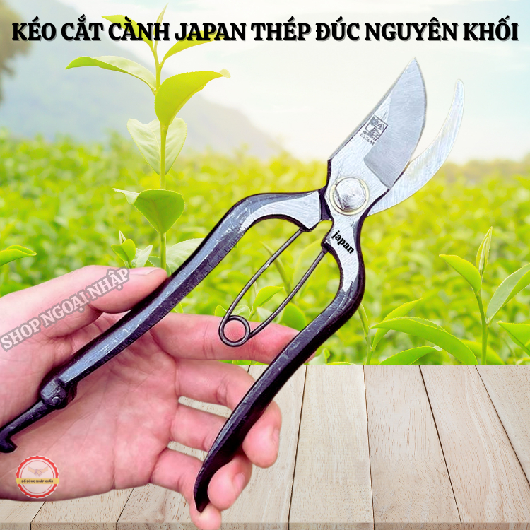 KÉO CẮT CÀNH CÂY JAPAN BẰNG THÉP ĐÚC NGUYÊN KHỐI KHÔNG GỈ