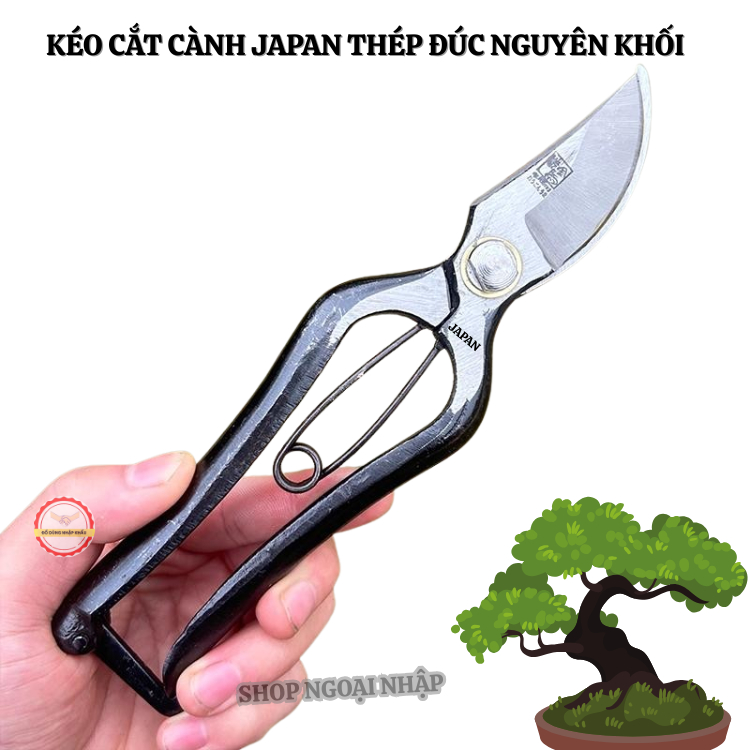 KÉO CẮT CÀNH CÂY JAPAN BẰNG THÉP ĐÚC NGUYÊN KHỐI KHÔNG GỈ