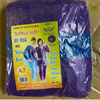 BỘ QUẦN + ÁO ĐI MƯA BỘ A2  HÀNG KHÔNG CÚC KHÔNG KHÓA KHÔNG THẤM NƯỚC
