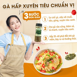 Xuyên tiêu xanh tứ xuyên 100g (Hạt tiêu xanh, gia vị lẩu cay)
