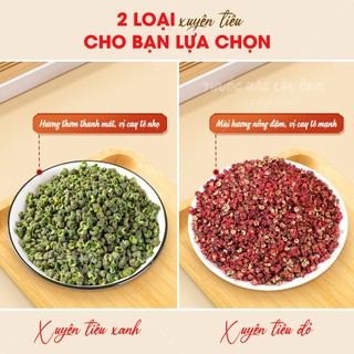 Xuyên tiêu xanh tứ xuyên 100g (Hạt tiêu xanh, gia vị lẩu cay)
