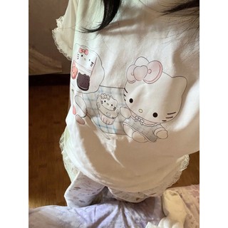 Áo babytee dành cho nữ phối ren tay ren gấu chất liệu mềm mại và thoải mái mix đồ cực xinh