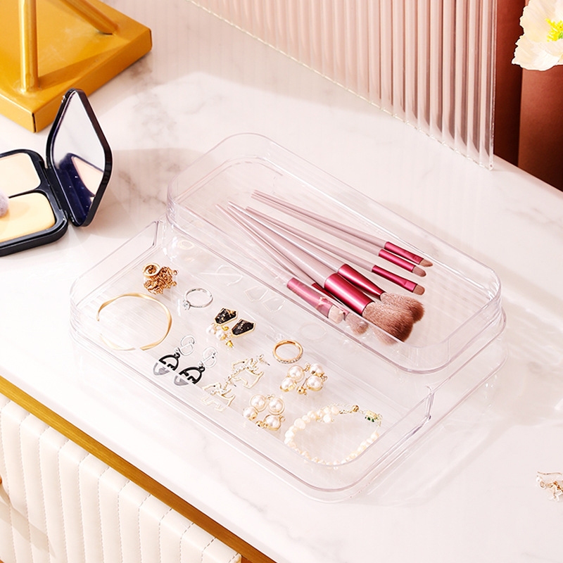 Kaleis Khay Đựng Mỹ Phẩm 3 Tầng Cao Cấp – Kệ Trang Điểm, Nước Hoa & Đồ Skincare Gọn Gàng, Tiện Lợi