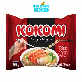 Mì Kokomi tôm chua cay combo 5 gói/ly, 65g và 90g