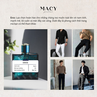 Nước hoa Nam Versace-Eros Hương Cam Chanh Tươi Mát, Lạnh Lùng