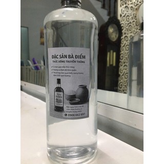 Rượu nếp nguyên chất - Không pha cồn - Chai 01 lit