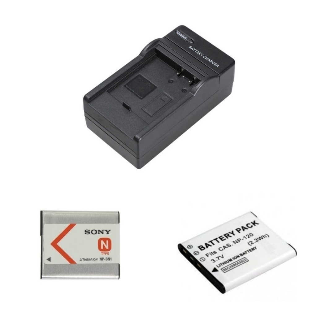 Sạc hoặc pin Sony BN1 hoặc pin Casio CNP120 casio np 120 | Shopee Việt Nam