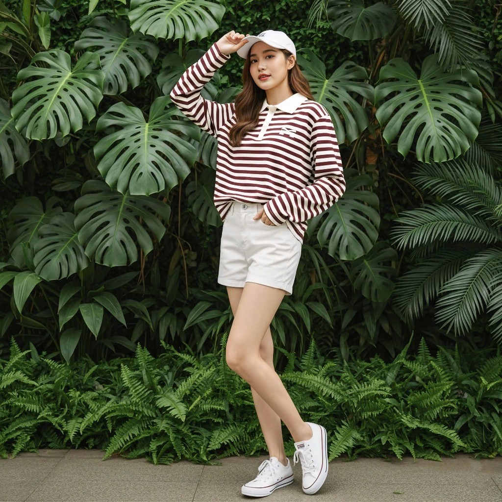 Áo Tay Dài Mirage Sọc Màu Đỏ Local Brand Chất Vải Mềm Mịn.