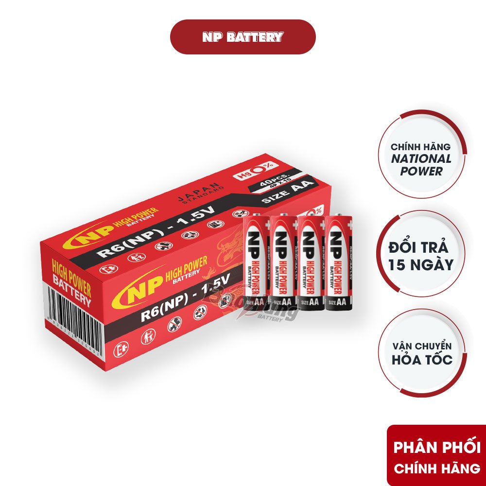 Pin National Power AA (R6P) Carbon Zinc - Hàng Chính Hãng | Shopee Việt Nam