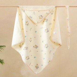 Ủ choàng cotton mềm mại kích thước 90x90cm cho bé