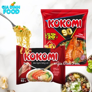 Mì Kokomi tôm chua cay combo 5 gói/ly, 65g và 90g