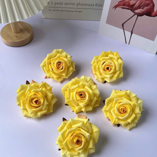 Combo 10 bông hồng kim cương chất liệu vải (11cm)-trang trí hộp quà, phối cây , cắm lẵng,...vv- hoa lan Phúc Thịnh
