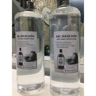 Combo 03 chai rượu nếp nguyên chất - Không pha cồn - Chai 01 lit