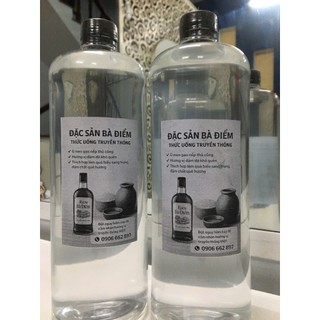 Combo 03 chai rượu nếp nguyên chất - Không pha cồn - Chai 01 lit