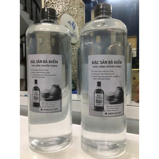 Combo 05 chai rượu nếp nguyên chất - Không pha cồn - Chai 01 lit