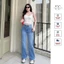 Quần Jeans Ống Suông JD2046 Cao Cấp Chất Jean Mềm Co Giãn Thoải Mái Cạp Cao Tôn Dáng