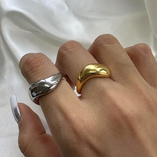 [KHÔNG ĐEN GỈ] Nhẫn nữ thép titanium cao cấp thiết kế đơn giản cá tính ON_0004