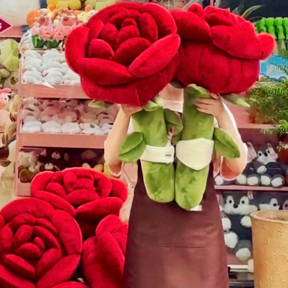 Gấu bông hoa hồng khổng lồ làm quà tặng cho bạn gái,người yêu dịp sinh nhật, ngày lễ valentine kích thước 65Cm