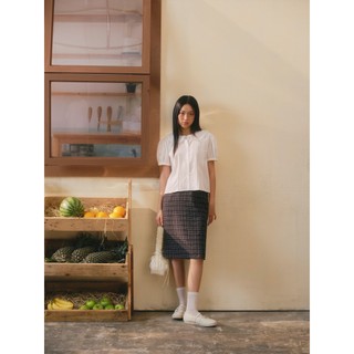 Áo sơ mi OLV tay phồng trẻ trung Puff Sleeve Collar Shirt phù hợp mọi dịp