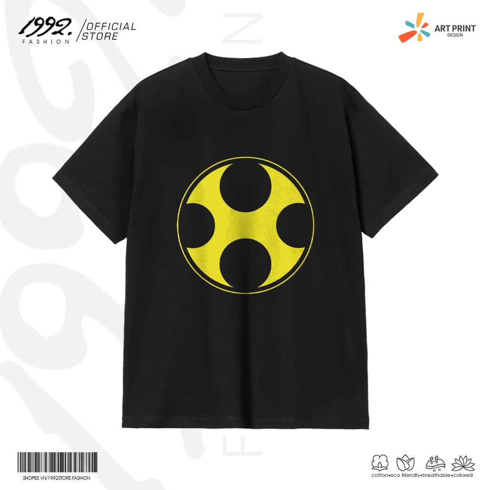 Áo thun Unisex Ninpu Sentai Hurricanger Logo Name Cotton 100% ngắn tay ...