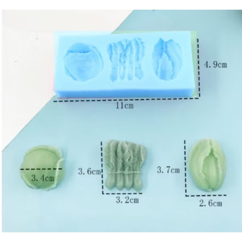 Khuôn silicon bắp cải