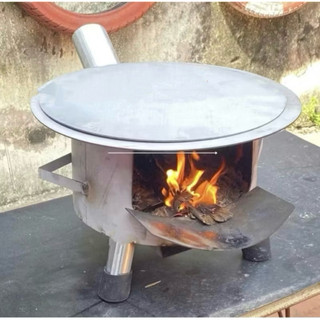 Bếp củi thông minh 50cm (Thép dày loại 1) -Đa năng, chống khói, bền bỉ, dễ vệ sinh