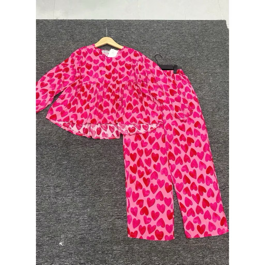 L888- ĐỒ BỘ NỮ, SÉT BỘ TOLE DÀI FORM DÁNG BABYDOLL TAY DÀI XINH XẮN (40-65kg)