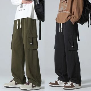 [MỞ BÁN] Quần Cargo Pants Nam Nữ Túi Hộp Ống Rộng Dáng Suông Chất Liệu Kaki Co Giãn Không Bai Xù K05