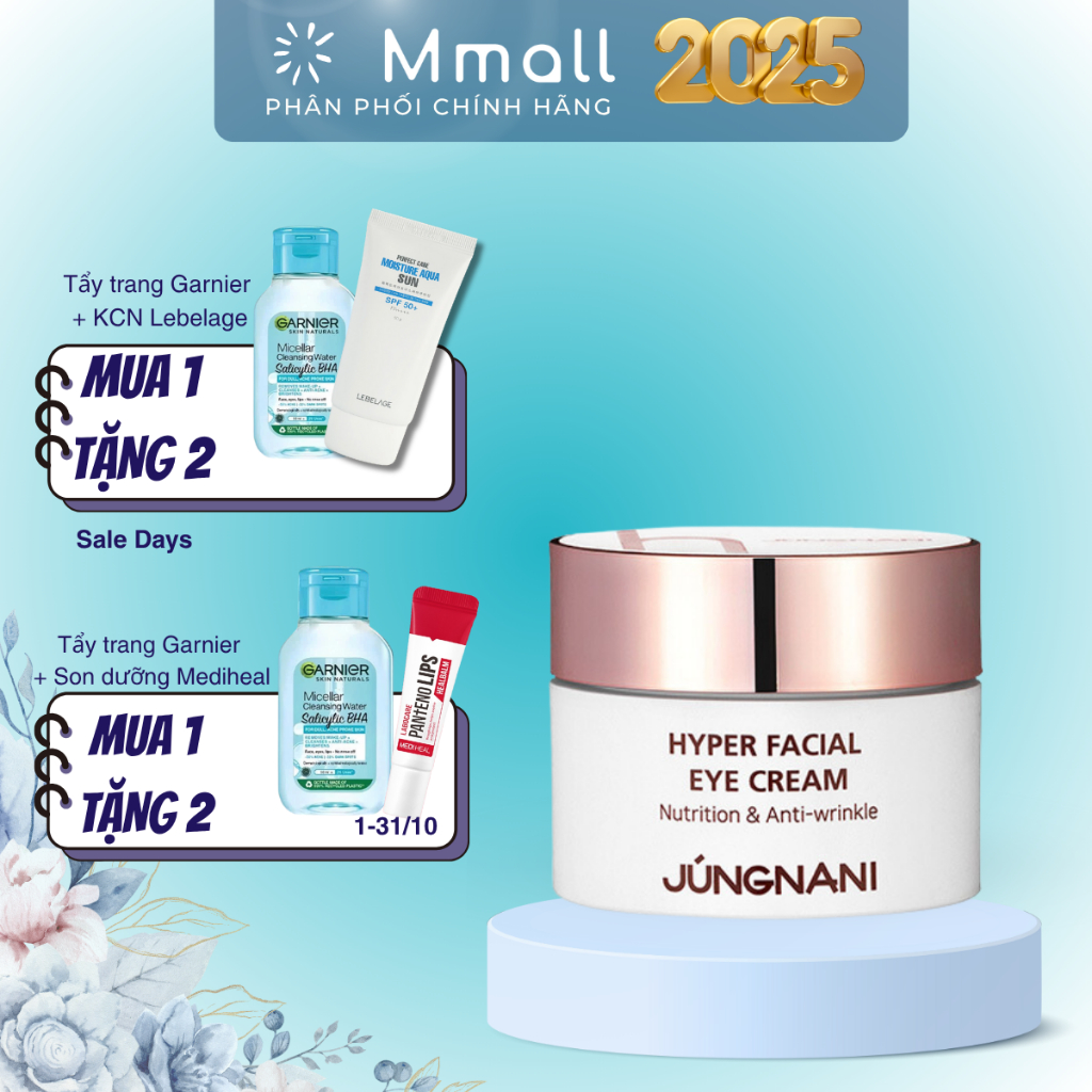 Kem mắt JUNGNANI Hyper Facial Eye Cream dưỡng trắng da mắt chống lão ...