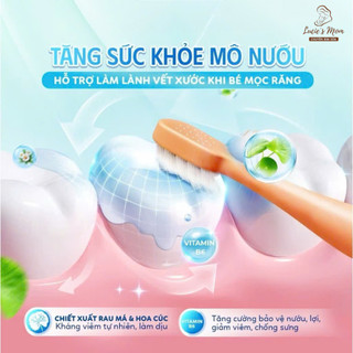 Kem Đánh Răng Hữu Cơ Bristik Hàn Quốc Cho Bé Từ 1 Tuổi, Ngăn Ngừa Sâu Răng, Mảng Bám - Lucie's Mom