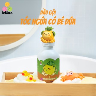 Combo 1 Sữa Tắm Gội Trẻ Em 2in1 Kibu Việt Quất + 1 Dầu Gội Dứa Dịu Nhẹ Cho Da Nhạy Cảm 300ml