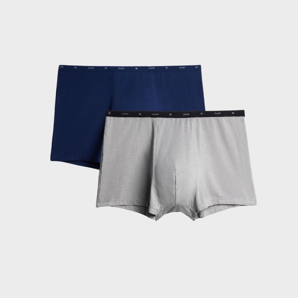 Set 2 Quần Sịp Đùi Boxer Nam Insidemen Kháng Khuẩn Khử Mùi Cao Cấp Giao Màu Ngẫu Nhiên IBX008EDP02