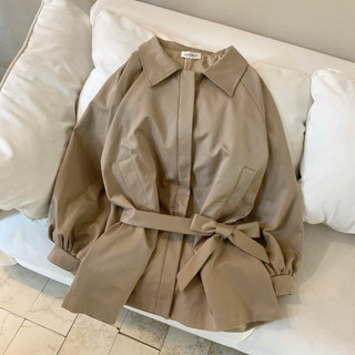•𝙆𝙞𝙣𝙜𝙨𝙝𝙤𝙥𝙗𝙚𝙖𝙪𝙩𝙮•Áo Kaki Đai Eo Nơ Basic QC