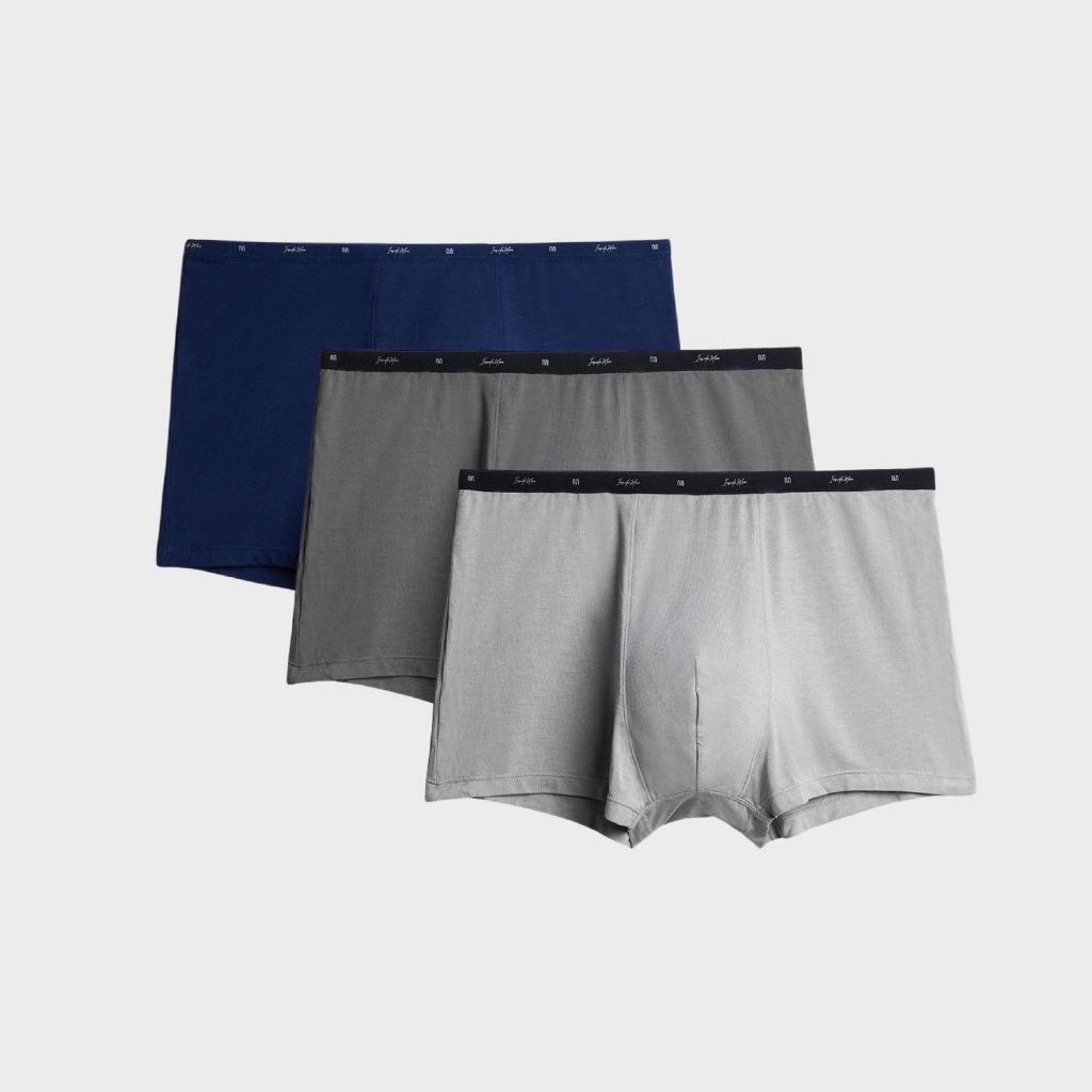 [Combo 3] Quần Lót Nam Boxer Bamboo KHÁNG KHUẨN KHỬ MÙI Insidemen IBX008EDP03