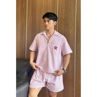 Quần Đùi Oxford START LAWI, Quần Ngủ Mặc Nhà Form Thoải Mái Unisex Nam Nữ