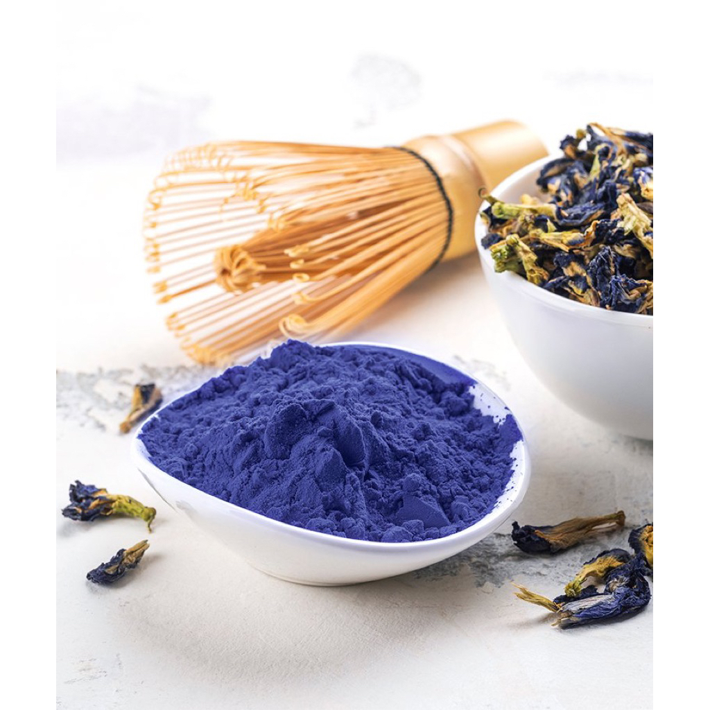 Bột Hoa Đậu Biếc Nguyên Chất 100%, Dùng Nấu Xôi, Làm Bánh, Rau Câu, Thạch Dừa, Tạo Màu Và Mùi Tự Nhiên