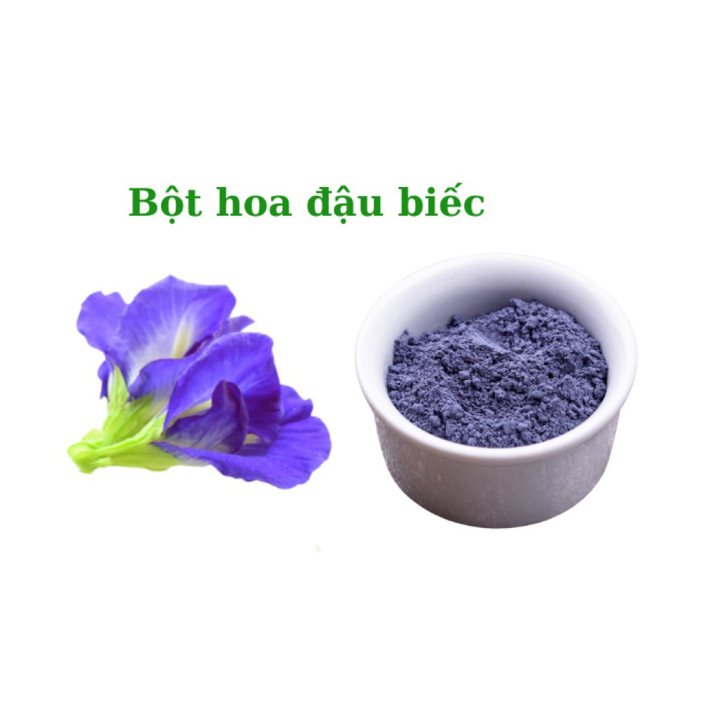 Bột Hoa Đậu Biếc Nguyên Chất 100%, Dùng Nấu Xôi, Làm Bánh, Rau Câu, Thạch Dừa, Tạo Màu Và Mùi Tự Nhiên
