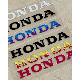 Tem Sticker DTF Chữ Hônda Kích Thước 8.1cm - 5 Màu Sắc - Dán Vị Trí Tuỳ Thích |SGDC - 1 Cái/Cặp|