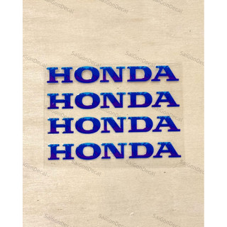 Tem Sticker DTF Chữ Hônda Kích Thước 8.9cm - 5 Màu Sắc - Dán Vị Trí Tuỳ Thích |SGDC - 1 Cái/Cặp|