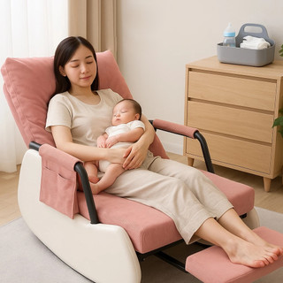 Ghế Bập Bênh đệm thư giãn -Hàng nhập khẩu - Phong Cách Châu Âu Trang Trí Ban Công