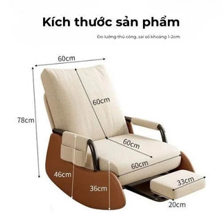 Ghế Bập Bênh đệm thư giãn -Hàng nhập khẩu - Phong Cách Châu Âu Trang Trí Ban Công