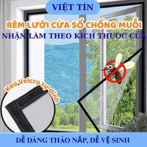 RÈM CỬA CHỐNG MUỖI CÔN TRÙNG DỄ DÀNG THÁO NẮP,, CHẤT LIỆU BẰNG LƯỚI PE BỀN ĐẸP