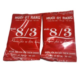 [ Combo Sỉ] Combo 50 Gói 12g Muối Ớt Rang Chấm Trái Cây Hiệu 8/3