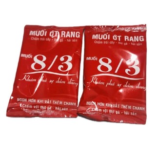 [ Combo Sỉ] Combo 50 Gói 12g Muối Ớt Rang Chấm Trái Cây Hiệu 8/3